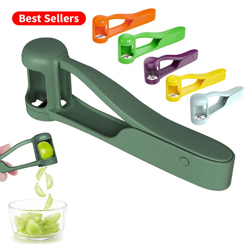 Stainless Steel Grape Cutter for Kids, 1 Press Quarter Slicer for Grapes & Cherry Tomatoes