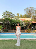 Delina Cord Set - White