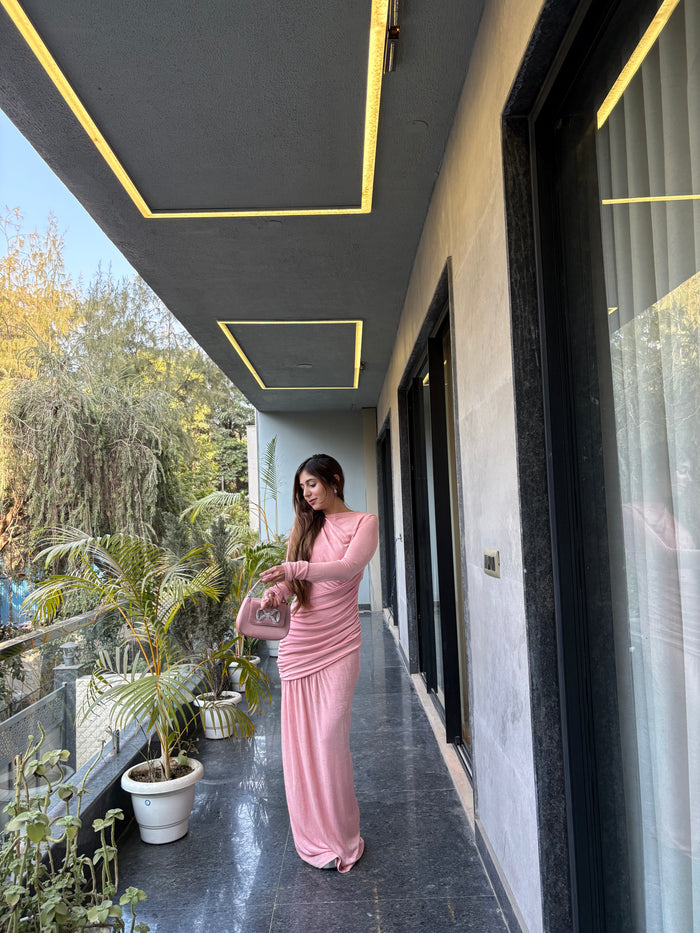 Glorina Maxi Dress - Pink