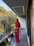 Averine Maxi Dress - Maroon