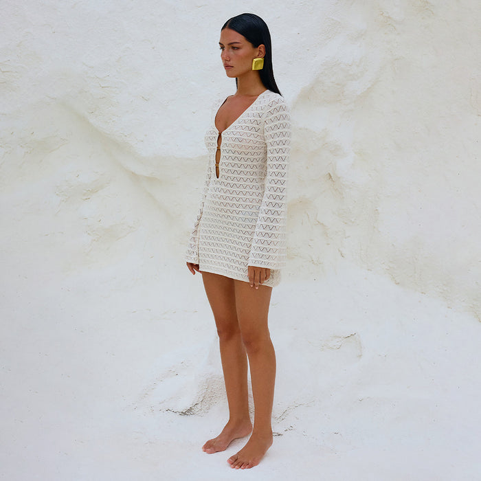 Alba Mini Dress - Off White