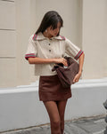 Alicia Mini Skirt - Brown