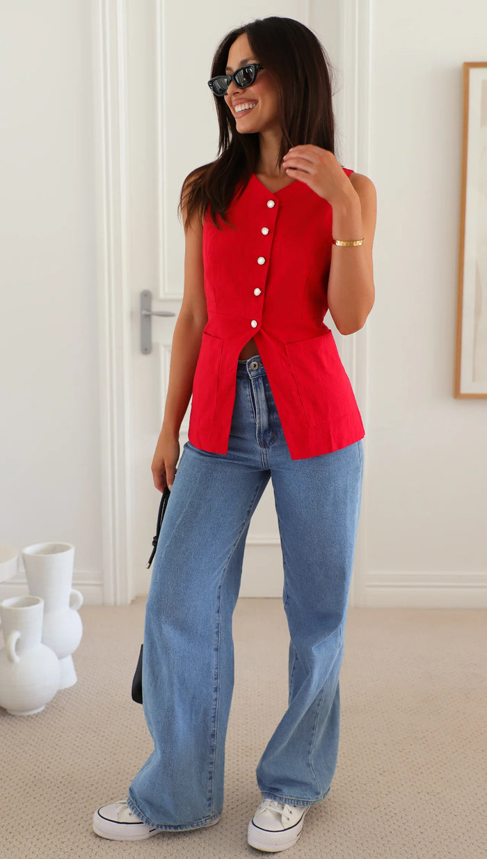 Amvi Top - Red