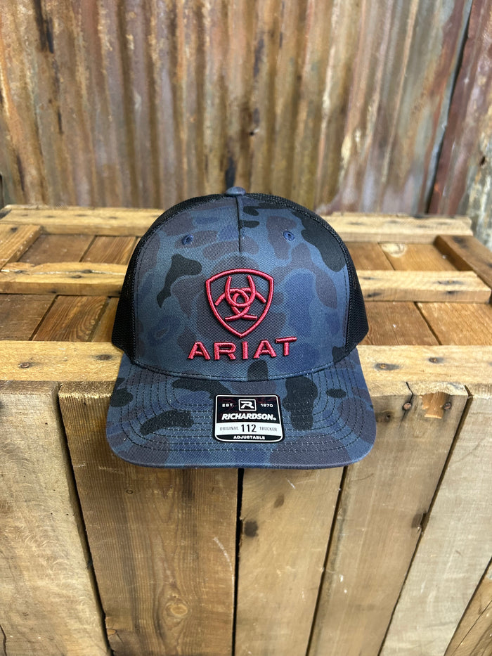 Ariat Camo 3D Embroidered Ballcap