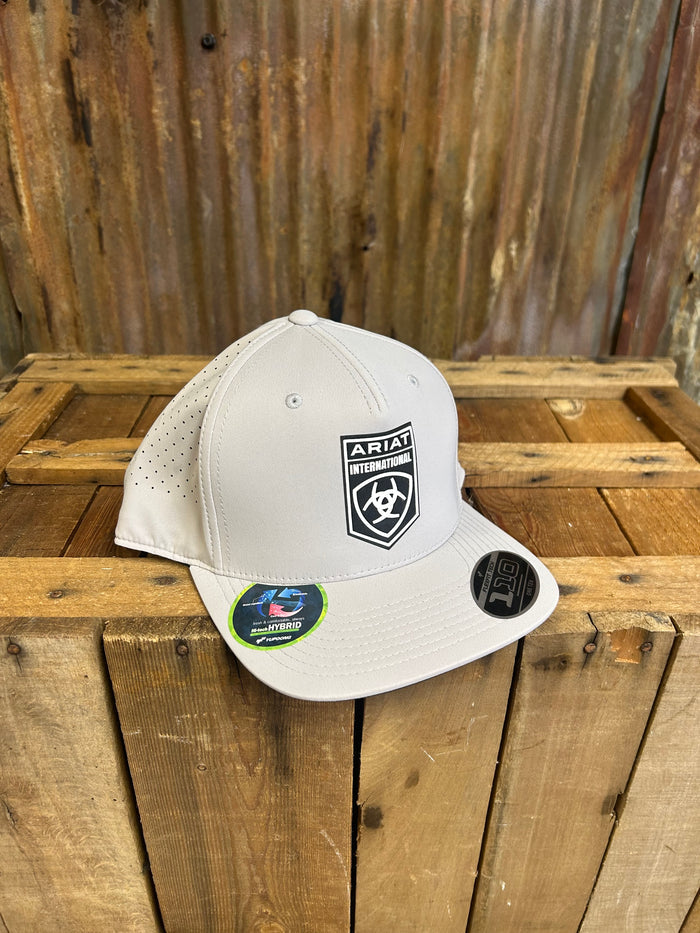 Ariat Grey Logo Ballcap