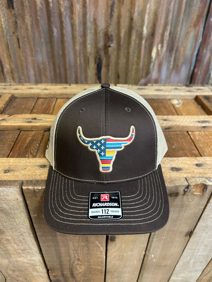 Ariat Serape Flag Bull Hat