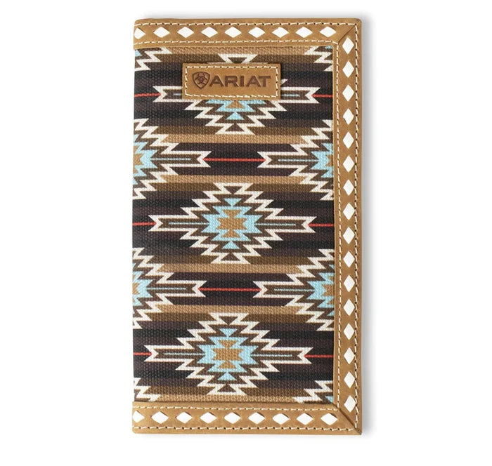 Ariat Southwestern Diamond Checkbook / Wallet