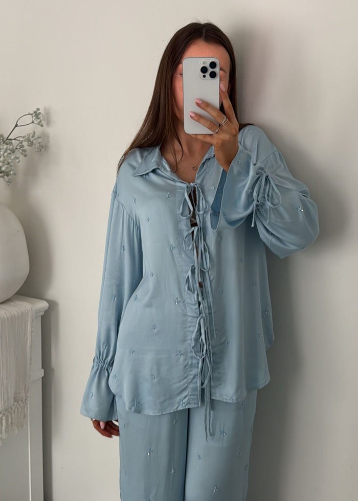 Arlo Pant Set | Blue