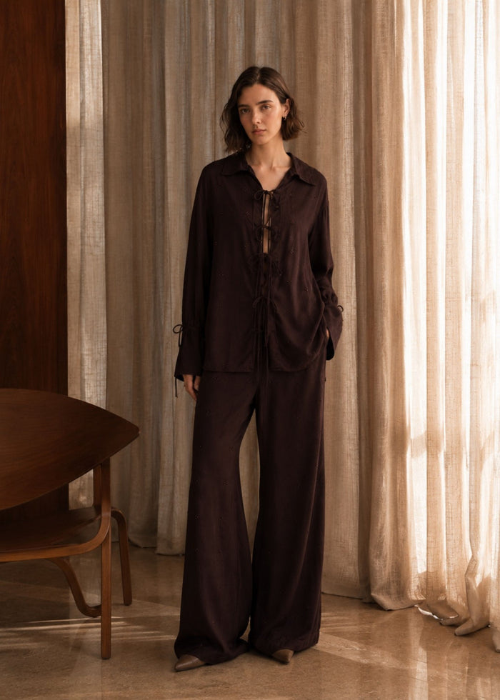 Arlo Pant Set | Chocolate
