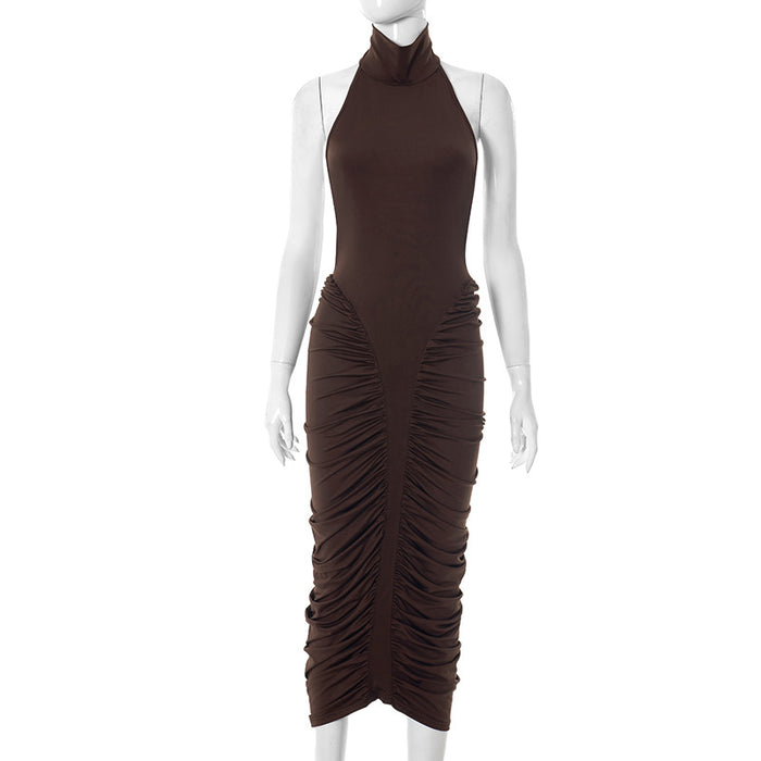 Aubrine Maxi Dress - Brown