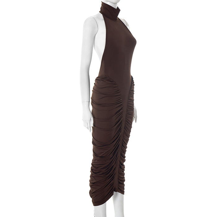 Aubrine Maxi Dress - Brown