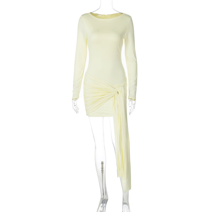 Audrey Mini Dress - Yellow