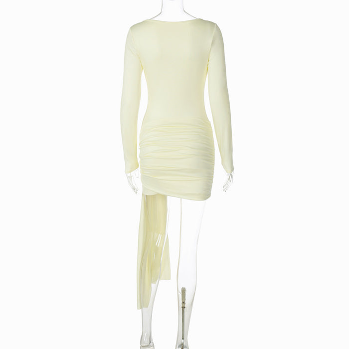 Audrey Mini Dress - Yellow