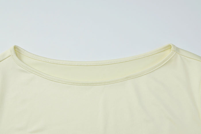 Audrey Mini Dress - Yellow