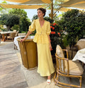 Aurelia Co Ord Set - Yellow