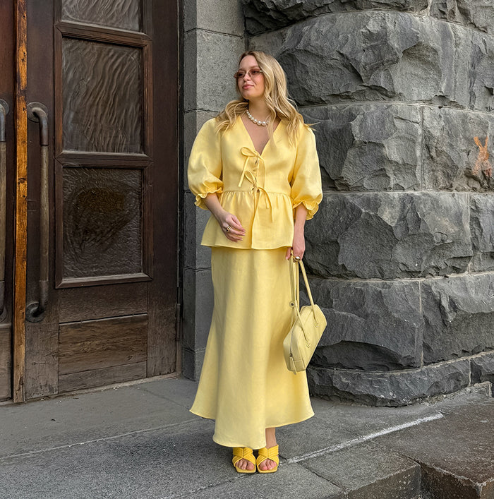 Aurelia Co Ord Set - Yellow