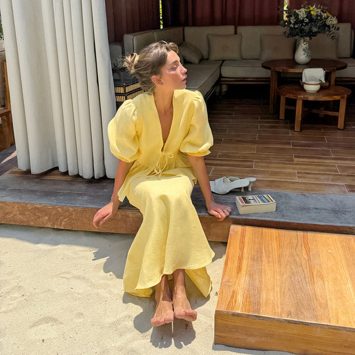 Aurelia Co Ord Set - Yellow