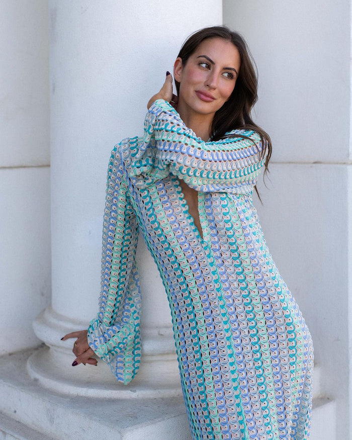 Aven Maxi Dress - Blue