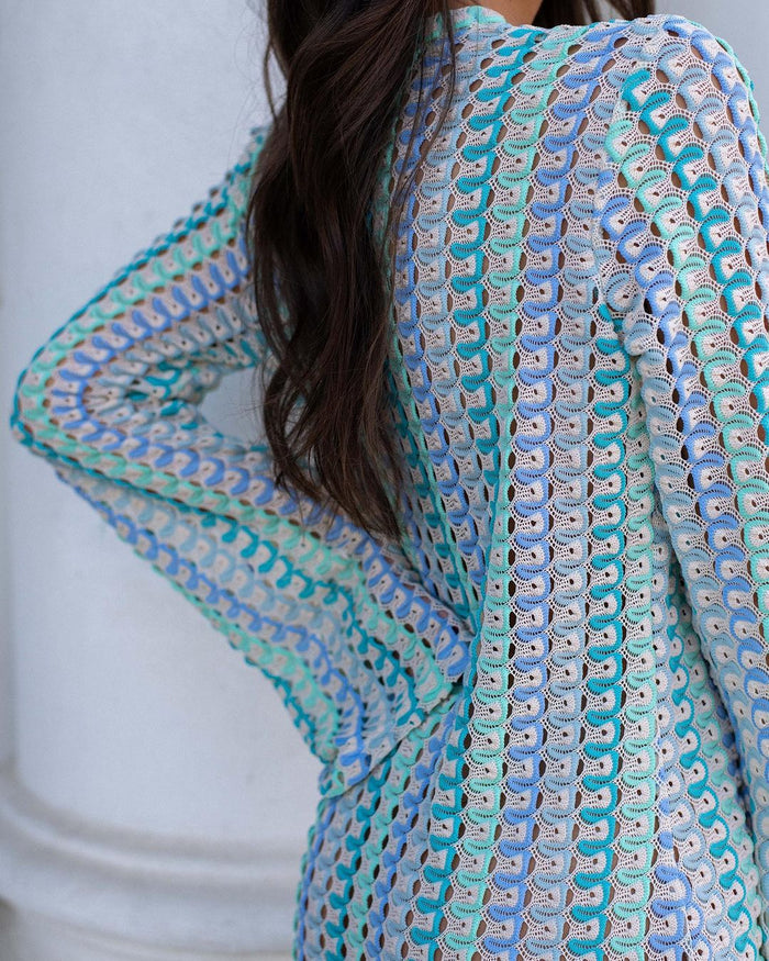 Aven Maxi Dress - Blue