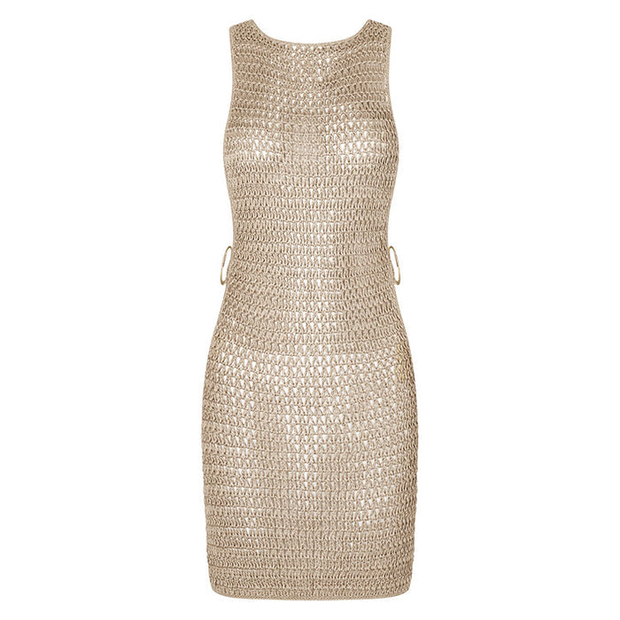 Aveny Mini Dress - Apricot
