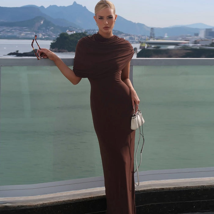 Averine Maxi Dress - Deep Brown