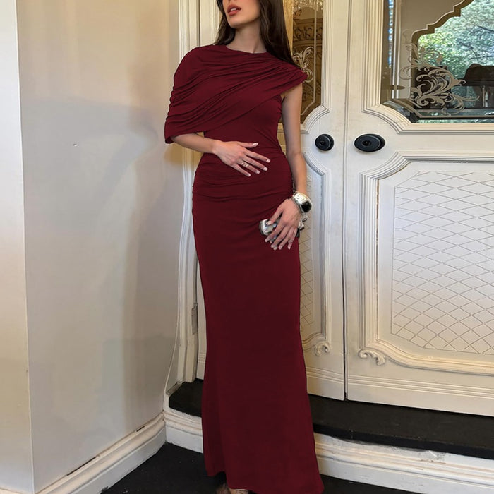 Averine Maxi Dress - Maroon