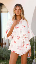 Avira Romper - White