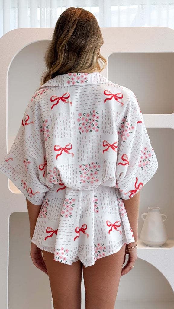 Avira Romper - White