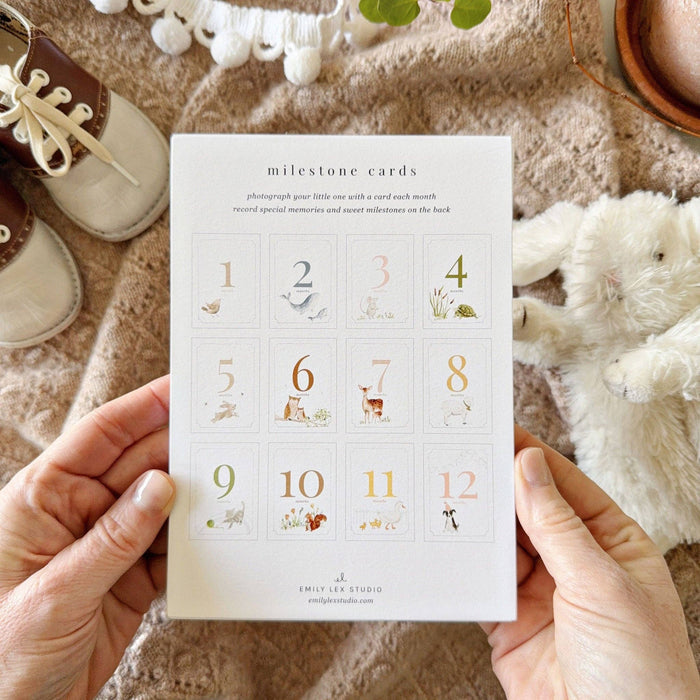 BA - Baby milestone cards