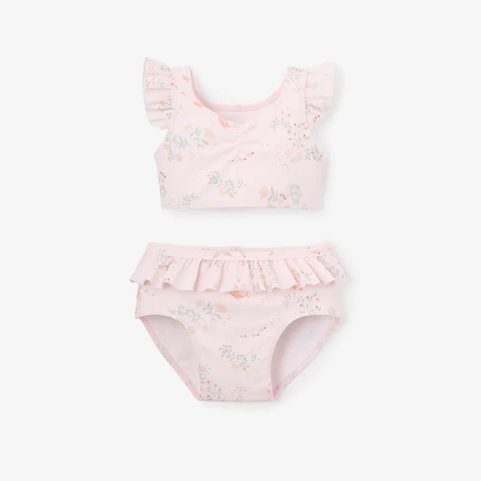 BA- PINK SEA MAGIC BABY RUFFLE TWO-PIECE SWIMSUIT