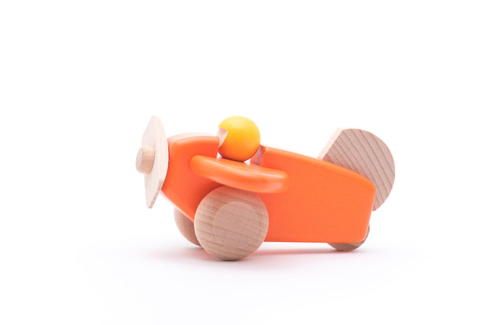 Bajo Plane with Pilot Orange