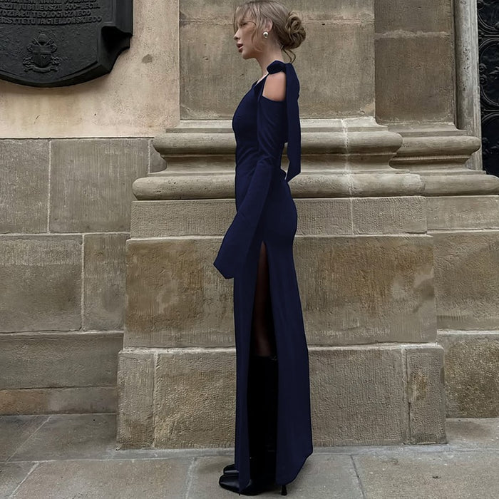 Bethel Maxi Dress - Navy Blue