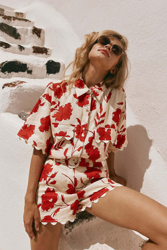 Bohen Co-Ord - Red
