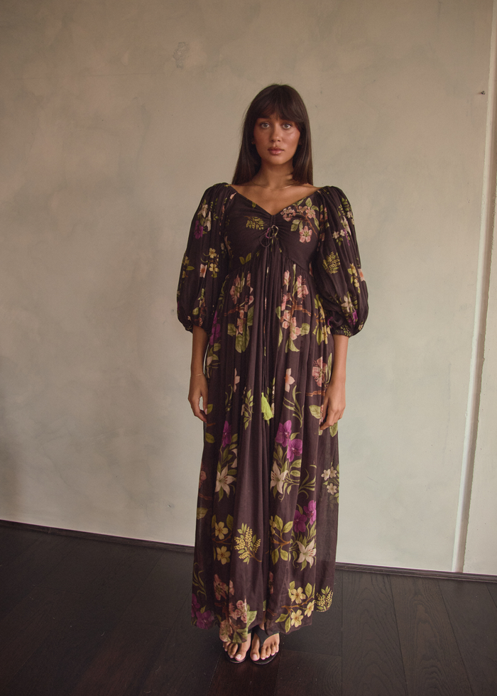 Bree maxi | Chocolate Floret