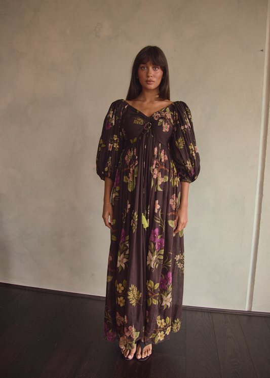 Bree maxi | Chocolate Floret