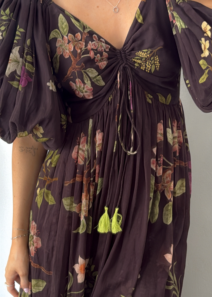 Bree maxi | Chocolate Floret