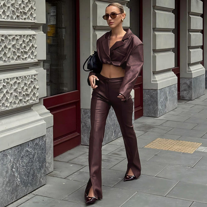 Brioney Co-ord - Brown