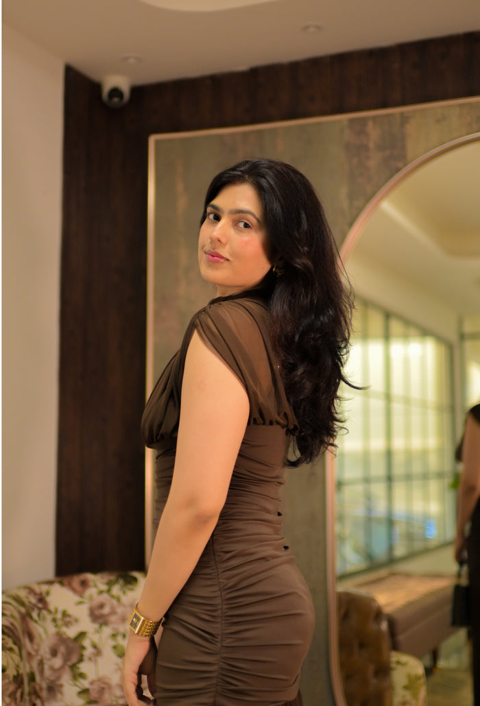 Cadence Maxi Dress - Brown