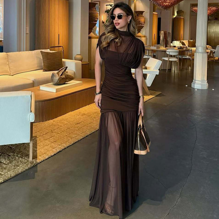 Cadence Maxi Dress - Brown