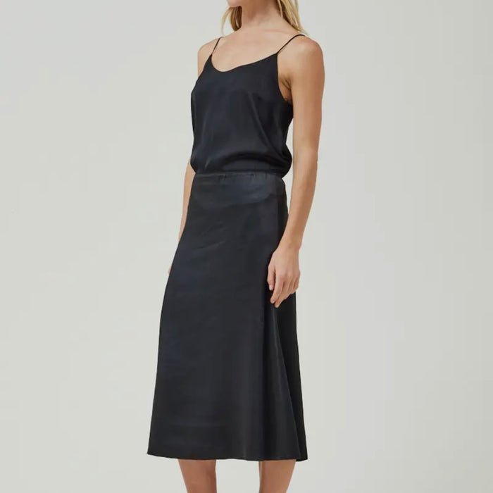 CC SATIN BIAS CUT SKIRT