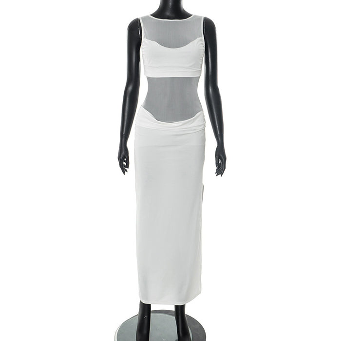 Celestra Maxi Dress - White