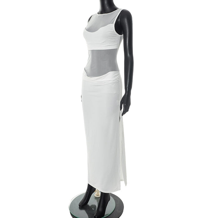 Celestra Maxi Dress - White