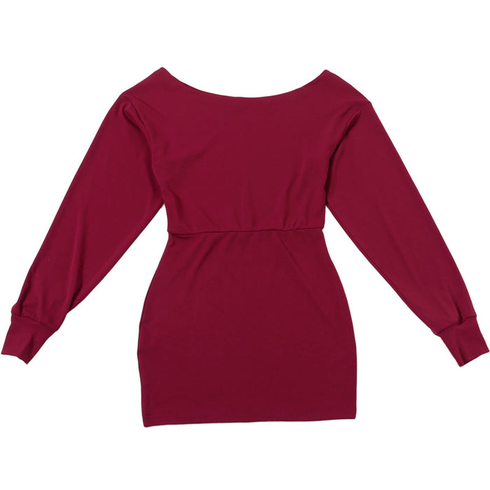 Celine Dress - Maroon