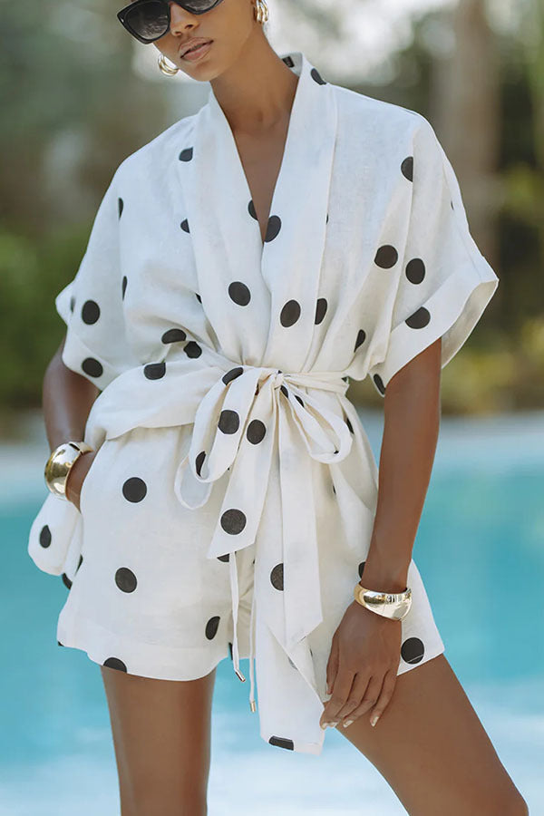 Chantelle Shorts Co ord Set - White