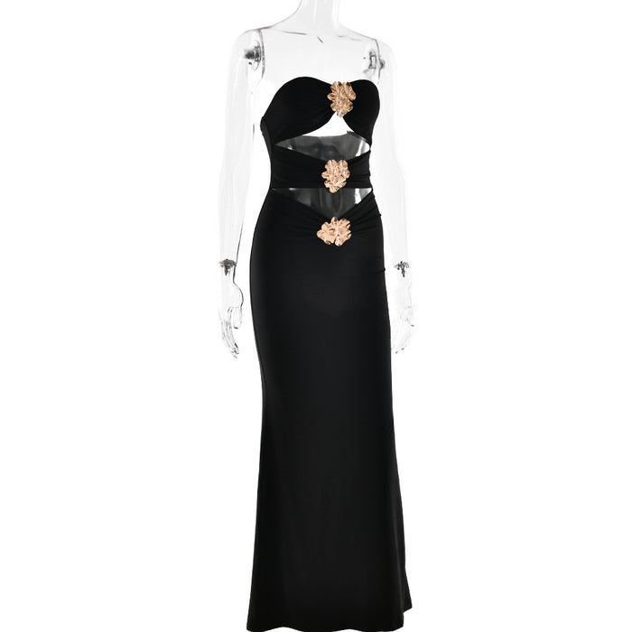 Charlotte Maxi Dress - Black