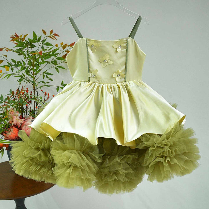 Charming Princess Flower Girl Dress for Girls Birthday Party D169