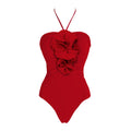 Cherry Bomb Halter neck Swimsuit  - Red