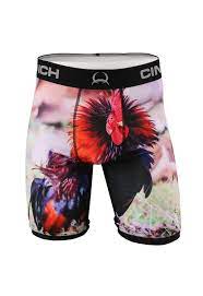 Cinch Rooster Print Boxer
