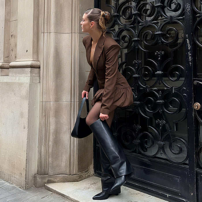 Cisco Mini Dress - Brown
