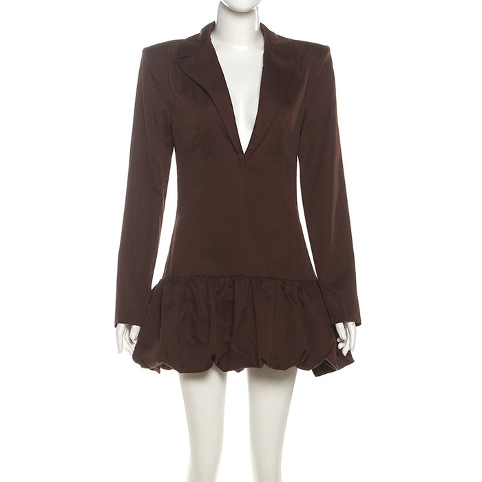 Cisco Mini Dress - Brown